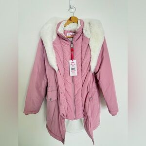 Justice Pink Hooded Winter Jacket